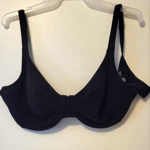 Fruit of the loom Bra 42D black underwire NWOT